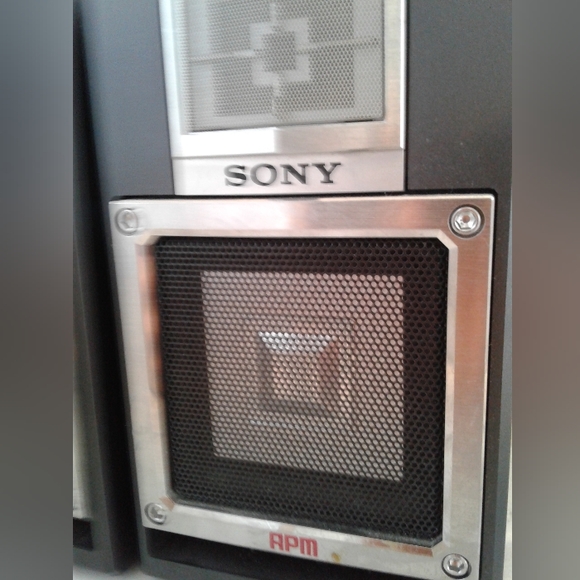 SONY APM Speakers for CFS-9000 Compact boombox stereo system good condition - Picture 4 of 6